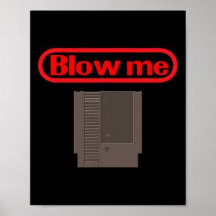 Me Retro Videogame Oude School Gamer Poster
