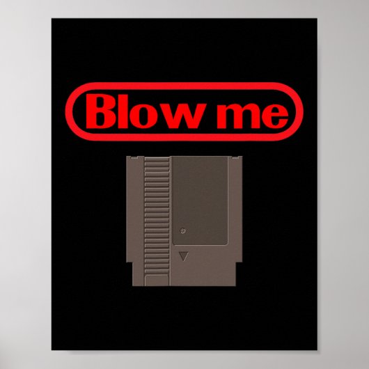 Me Retro Videogame Oude School Gamer Poster (Voorkant)