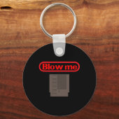 Me Retro Videogame Oude School Gamer Sleutelhanger (Voorkant)