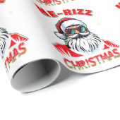  Me-Rizz Christmas gen Alpha meme funny Cadeaupapier (Rol Hoek)