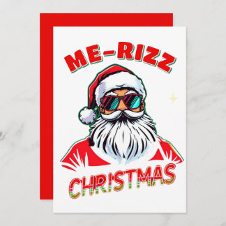 Me-Rizz Christmas gen Alpha meme funny Feestdagenkaart