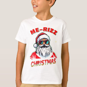 Me-Rizz Kerstmis gen Alpha meme grappig T-shirt