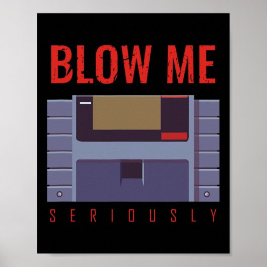 Me Seriously 90s Retro Videogame  Gamer Poster (Voorkant)
