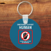 Me Shirt Emotional Support Human Halloween Costume Sleutelhanger (Voorkant)