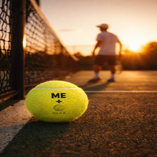 ME + Tennis Ball – This Is It Minimal Statement Tennisballen
