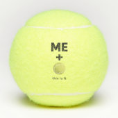 ME + Tennis Ball – This Is It Minimal Statement Tennisballen (Voorkant)