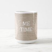 Me Time Branch lijntekening abstract Boho Minimal Koffiemok (Center)