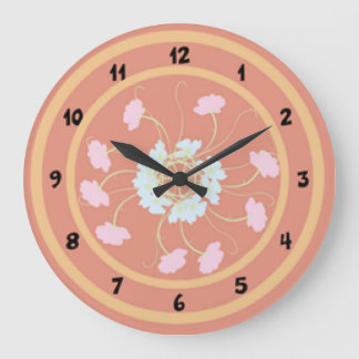 Me-Time Floral Grote Klok