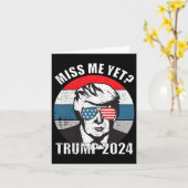 Me Toch Grappig Trump 2024 2 Kaart (Gele Bloem)