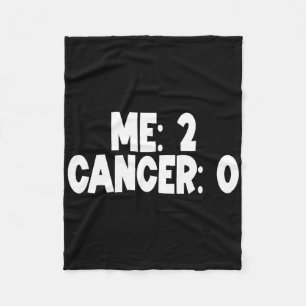 ME Twee Kanker 0 Tweemaal Tijd Overlevende Chemo R Fleece Deken