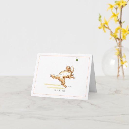 "Me & van Mijn Bal" de Kaart van de Groeten van (Gele Bloem)