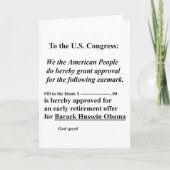 Me vroeg terug trek kaart (Voorkant)