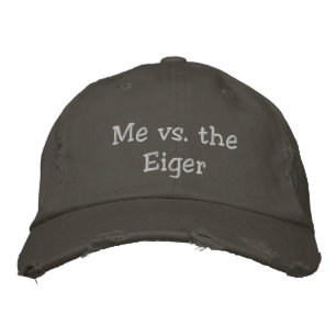 Me vs. de Eiger slogan pet