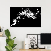 me zacht doden poster (Thuiskantoor)