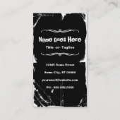 me zacht doden visitekaartje (Achterkant)