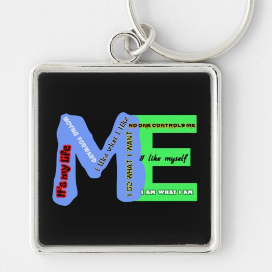 ME-zelfexpressie Sleutelhanger (Voorkant)