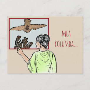 mea columba (mijn duif) briefkaart