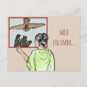 mea columba (mijn duif) briefkaart (Voorkant)