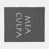 Mea culpa fleece deken (Voorkant (Horizontaal))