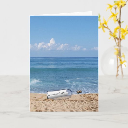 Mea Culpa Kaart (Gele Bloem)