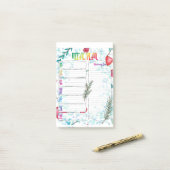 Meaal plan wekelijks post-it® notes (Op bureau)