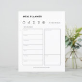 Meaal Planner Familie maalt Weekse Menu Organisato (Staand voorkant)