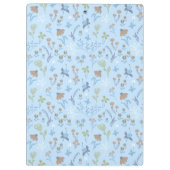Mead Flowers Blue Monogramed Klembord (Achterkant)
