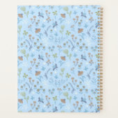 Mead Flowers Blue Monogramed Planner (Achterkant)