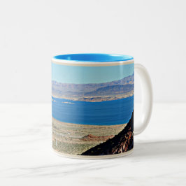 Mead Hoover Dam Two Tone Cup Tweekleurige Koffiemok