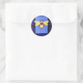 Meade Bee Ronde Sticker (Tas)