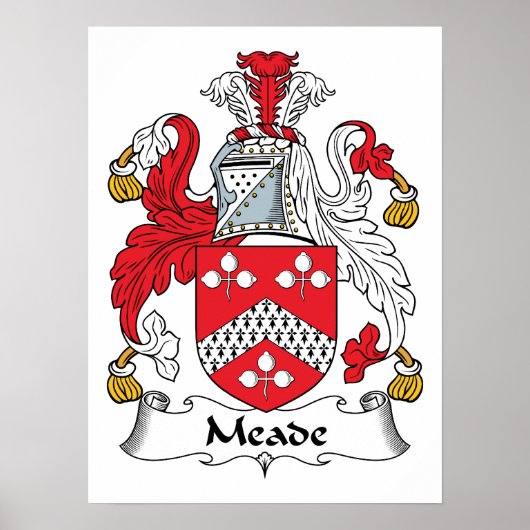 Meade Family Crest Poster (Voorkant)