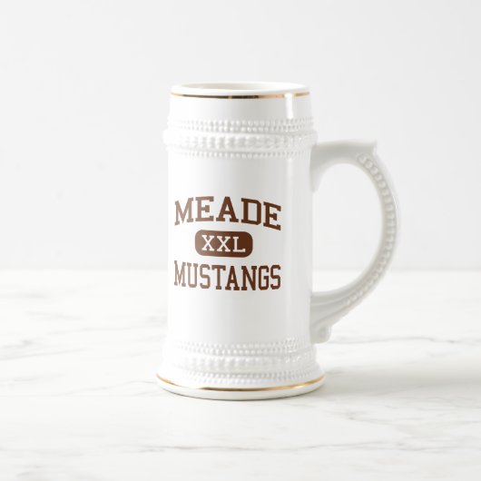 Meade - Mustangs - High - Fort Meade Maryland Bierpul (Rechts)