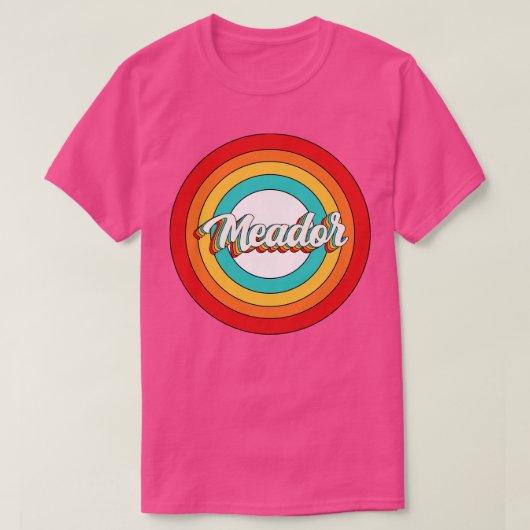 Meador Naam Shirt  Meador Circle (Design voorkant)