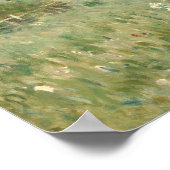 Meadow - Alfred Sisley Fine Art Poster (Hoek)