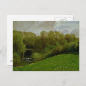 Meadow and Woodland, 1895 Briefkaart (Voorkant / Achterkant)