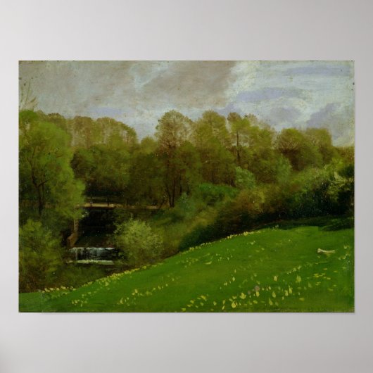 Meadow and Woodland, 1895 Poster (Voorkant)