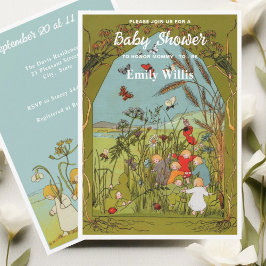 Meadow Baby's Geslacht Verhaal Boek Douche Kaart