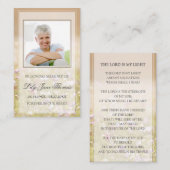 Meadow begrafenis gebed Kaarten | In liefdevolle h Visitekaartje (Voorkant / Achterkant)