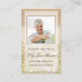 Meadow begrafenis gebed Kaarten | In liefdevolle h Visitekaartje (Voorkant)