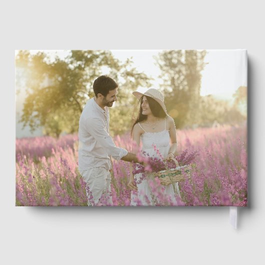 Meadow Bloemen Bruiloft Gastenboek (Achterkant)