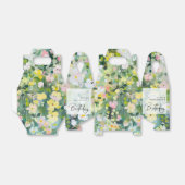 Meadow bloemen elegante verjaardag bedankdoosjes (Uitgevouwen)