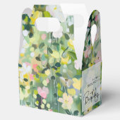 Meadow bloemen elegante verjaardag bedankdoosjes (Geopend)