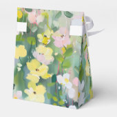 Meadow bloemen elegante verjaardag bedankdoosjes (Achterkant)