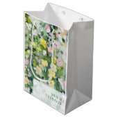 Meadow bloemen elegante verjaardag medium cadeauzakje (Voorkant Gekanteld)
