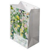 Meadow bloemen elegante verjaardag medium cadeauzakje (Achterkant Gekanteld)