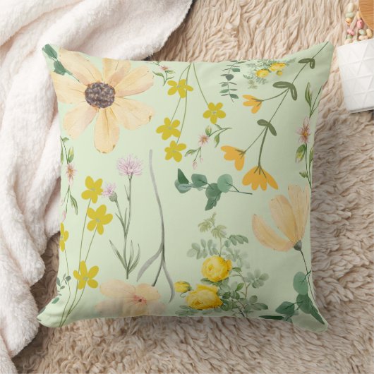 Meadow Bloom Serenity Sierkussen (Deken)