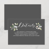 Meadow Blooms - Kaart met details (Voorkant / Achterkant)