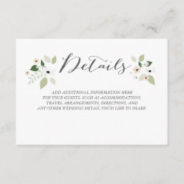 Meadow Blooms - Kaart met details