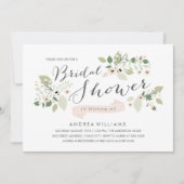 Meadow Blooms Vrijgezellenfeest Invite Kaart (Voorkant)