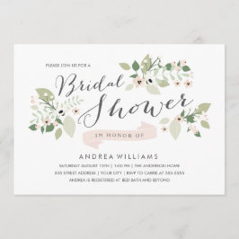 Meadow Blooms Vrijgezellenfeest Invite Kaart
